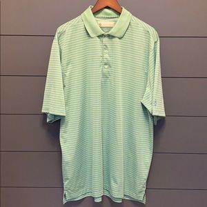 Donald Ross golf shirt size XL green W/Stripes